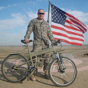 Montague Paratrooper with soldier in 4th Panzer Corp in Iraq