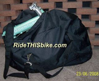 Folding bike carry bag - Unfolded