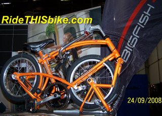 BigFish folding bike at InterBike2008