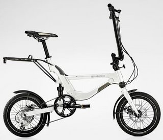 Mercedes Benz folding bike unfolded