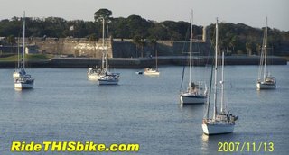 St Augustine Harbor and Castillo San Marco