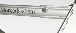 Closeup - Mercedes Benz folding bike