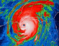 Satelite Image - Hurricane Katrina Landfall