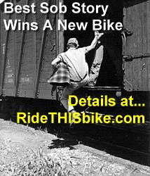 best sob story wins bike