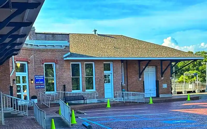 Historic Gulfport train depot and Gulfport Museum of History